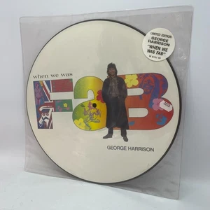 George Harrison ‎When We Was Fab Vinyl EP UK 1988 Picture Disc Press VG+ Rock - Picture 1 of 2