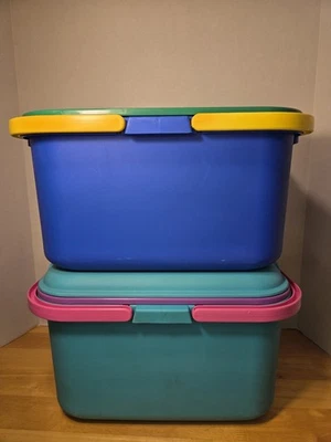 2 Vintage Eagle Craftstor Bundle | Sewing Craft Storage Organizer & Container * - Image 1 of 4