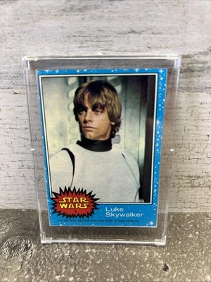 1977 Topps Star Wars Luke Skywalker #1 Excellent - Image 1 of 2