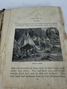 Vintage History Tennessee Grade Book Antiquarian For Students 1900’s - Foto 1 di 13