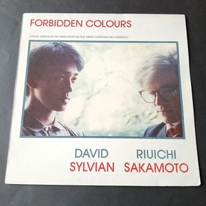 David Sylvian 'Forbidden Colours' 12" Vinyl Single. Very Good Condition - Picture 1 of 6