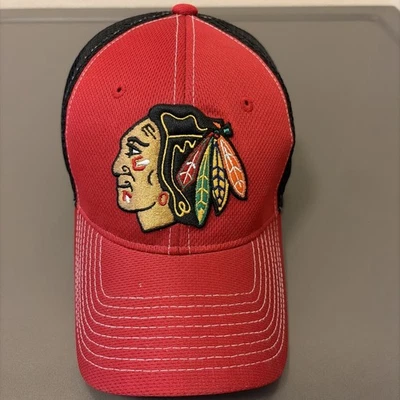 Chicago Blackhawks Zephyr Stretch Fitted Hat One Size (XL) - Image 1 of 4