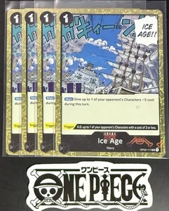 4x One Piece OP02-117 UC Ice Age - English - Playset - Flag Foil - TCG - Mint - Imagen 1 de 1