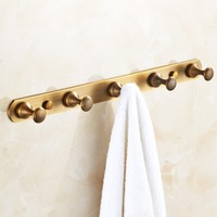 High Quality Wall Mounted Coat Clothes Robe Hat Holder Towel Hook Rack Hanger