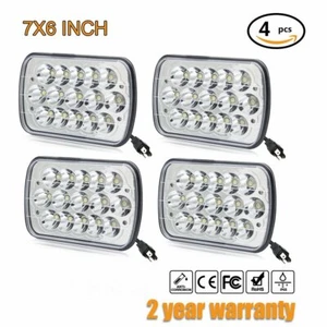 4pcs 7x6'' 5X7'' LED Headlight Sealed Beam Headlamp - Picture 1 of 8