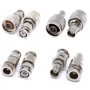 N Type Jack to BNC Male Female Plug RF Coaxial Adapter Connector Adapter kit - Picture 1 of 6