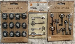 NUEVO Jolees Boutique Martha Stewart Pegatinas Dimensionales Adornos Gótico - Imagen 1 de 8