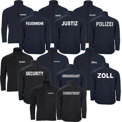 Softshelljacke Feuerwehr Security Polizei Justiz Ordnungsamt Zoll Sicherheitsdie - Bild 1 von 2