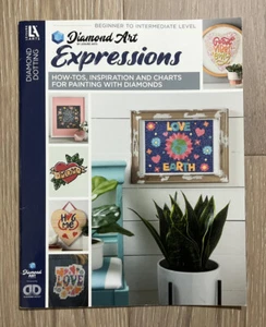 Leisure Arts Diamond Art EXPRESSIONS Libro da principiante a livello intermedio NUOVO - Foto 1 di 2