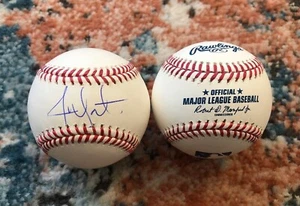 Jon Lester Signed Autograph Official Major League Baseball OMLB USA Sox Cubs  - Picture 1 of 2