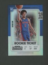 2021-22 Panini Contenders Silver Prizm Rookie Ticket #101 Cade Cunningham RC