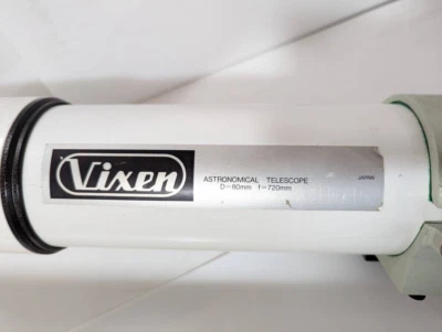 VIXEN ED80S Refractor Astronomical Telescope D=80mm f=720mm PLOSSL 25mm + Tripod - Image 1 of 4