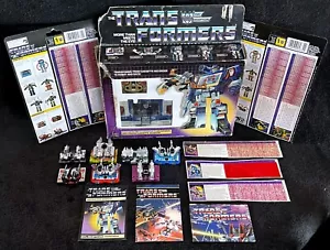 G1 1984 PRE RUB SOUNDWAVE VINTAGE BOXED • COMPLETE • 8 CASSETTES • TRANSFORMERS - Picture 1 of 24