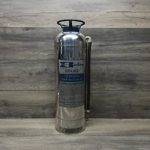 Badger SA-10 Stainless Steel Soda Acid Fire Extinguisher 2.5 Gallon Vtg 1969 - Picture 1 of 10