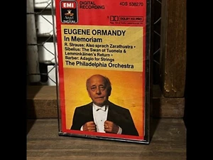 Eugene Ormandy In Memoriam, The Philadelphia Orchestra [Cassette] 1985 - Picture 1 of 5