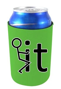 Lata divertida Coolie Junction F*ck It, neopreno plegable - Imagen 1 de 18