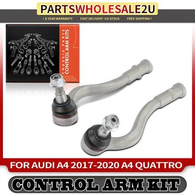 2Pcs Front Left & Right Outer Steering Tie Rod Ends for Audi A4 Quattro Q5 RS5 - Image 1 of 4