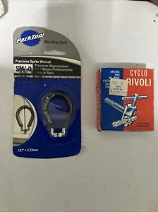 Park Tool SW-0 Spoke Wrench .127" And Cyclo Rivoli Tool  (Cyclo Tool Is Used ) - Picture 1 of 7