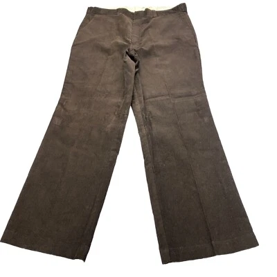 Big Mac Workwear Pants Mens 38x31 Brown Corduroy Wide Leg USA Vintage - Image 1 of 4
