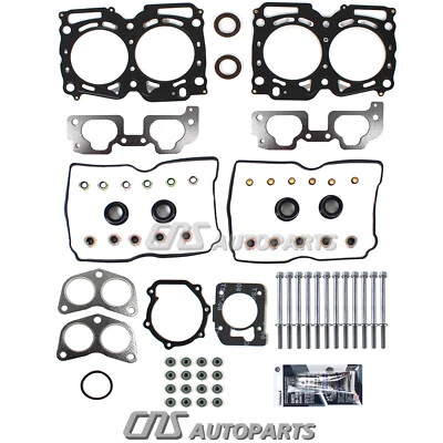 Fits 99-05 SUBARU IMPREZA 2.5L SOHC W/ UPGRADED MLS HEAD GASKET + BOLTS SET EJ25 Foto 1 de 3