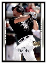 2007 Upper Deck #8 JOSH FIELDS RC Chicago White Sox Rookie