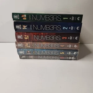 Numb3ers The Complete Series Season 1-6, DVD 1,2,3,4,5,6 Numbers - Picture 1 of 5
