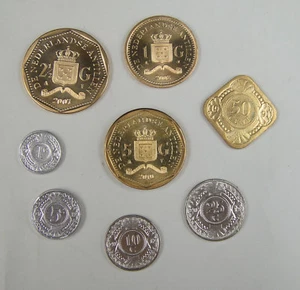 NETHERLANDS ANTILLES Coins Set of 8 Pieces Almost Uncirculated - Picture 1 of 4