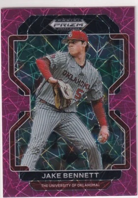 2022 PRIZMS PINK VELOCITY RC JAKE BENNETT WASHINGTON NATIONALS PRIZM #-246 - Image 1 of 2