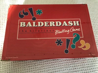 Balderdash - Board Game - MB Games / Hasbro 1992 new sealed - Image 1 of 4