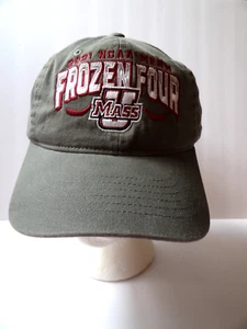 NCAA 2021 Men’s Frozen Four UMass Zephyr Adjustable Ball Cap - Picture 1 of 3