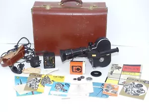 Bolex H16 reflexionsfreies 16 mm Kamera-Outfit Schlafplatz Pan-Cinor 17-85 Objektiv, Etui usw. - Bild 1 von 18