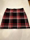 Talbots Ladies Plaid Skirt, Side Zip, Lined, Size 16, NWT