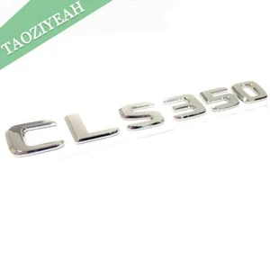 Chrome For CLS 350 CLS350 Letter Rear Trunk Emblem Badge Nameplate Decal Sticker - Foto 1 di 3