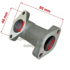 Colector de entrada recto de 26 mm para Pit Dirt Monkey Bike ATV cuádruple - Imagen 1 de 7