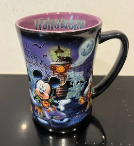 Disney Parks Haunted Mansion Halloween mug Mickey & Minnie Glow In the Dark - Picture 1 of 7