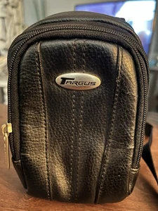 Targus Black Leather Digital Camera Case DLSC01 - Picture 1 of 8