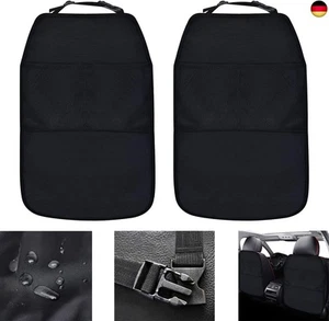 Rückenlehnenschutz Auto 2 Stk Autositz Schutz Rückseite Kinder und Organizer m - Bild 1 von 7