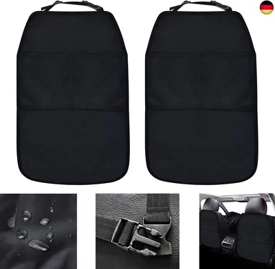 Rückenlehnenschutz Auto 2 Stk Autositz Schutz Rückseite Kinder und Organizer m - Bild 1 von 4