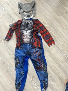 Werewolf Halloween Costume Kids Age 5-6 Fancy Dress World Book Day Boys Girls - Picture 1 of 5