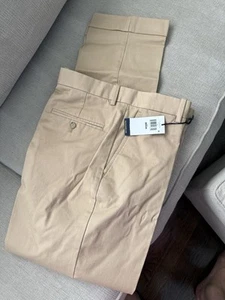 Polo Ralph Lauren Chino Pantalones Polo Elastizados Tostado Beige Mezcla de Algodón Hombres Talla 38x34 - Imagen 1 de 4