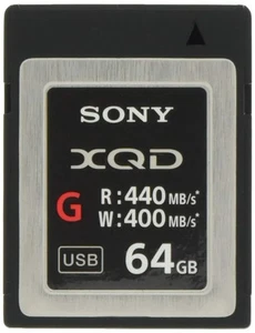 Japan NEU Sony XQD Speicherkarte 64GB QD-G64E 440MB/s Lesen 400MB/s Schreibgeschwindigkeit - Bild 1 von 2