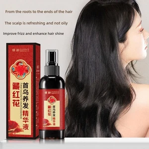 100% Natural Saffron Black Ganoderma Polygo num Multiflorum Care Spray Hair Z3U6 - Picture 1 of 11