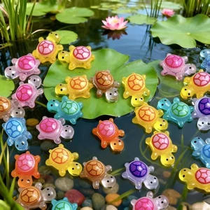 300 piezas mini figuras de animales de resina tortugas mini animales luminosos figuras pequeñas - Imagen 1 de 8