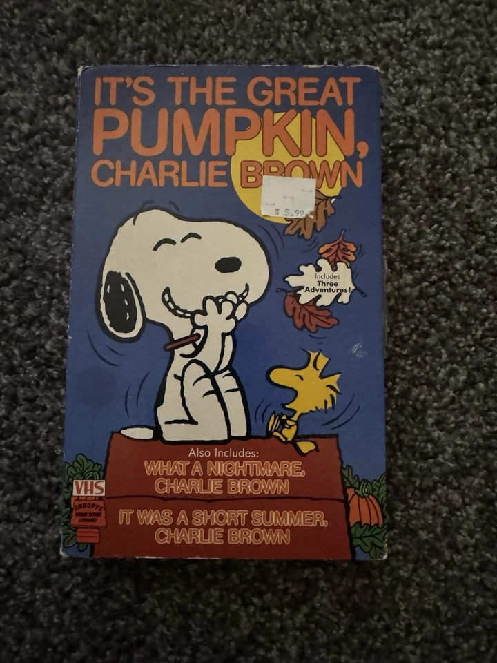 It’s the Great Pumpkin Charlie Brown 1985 Media BIG BOX 1st Release RARE VHS - Image 1 of 4
