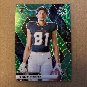 2025 Panini Mosaic Rookies Jayden Higgins #286 VARIATION Green Mosaic Prizm (RC) - Bild 1 von 2