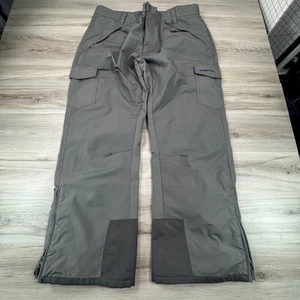 Arctix Mens XL Snow Ski Pants Gray Winter Cargo Insulated Snowboard Zip Bottom - Picture 1 of 14