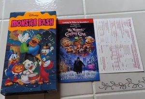 VHS Disney Monster Bash Volume 2 Kids Cartoon Plus Inserts - Picture 1 of 3