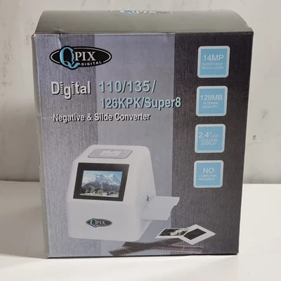 QPIX◉MDFC-1400◉DIGITAL NEGATIVE SLIDE SCANNER CONVERTER◉14MP◉110/135/126KPK/Sup8 - Image 1 of 4