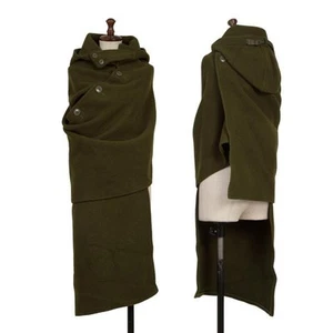 JUNYA WATANABE COMME des GARCONS Wool Wrap Poncho Coat Size S(K-156071) - Picture 1 of 12