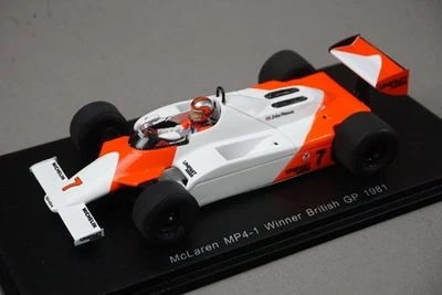 1:43 Spark S4300 McLaren MP4-1 British GP Winner 1981 #7 J. Watson - Image 1 of 4